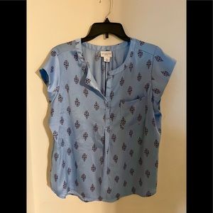 Blue Liz Claiborne blouse